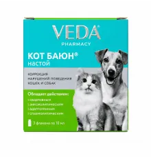 Veda KOT BAYUN pişiklər və itlər üçün sakitləşdirici vasitə (10 ml flakon)