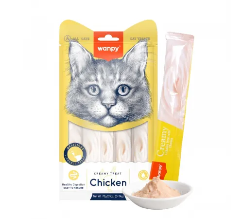 Wanpy Cat creamy treat with chicken 15 q