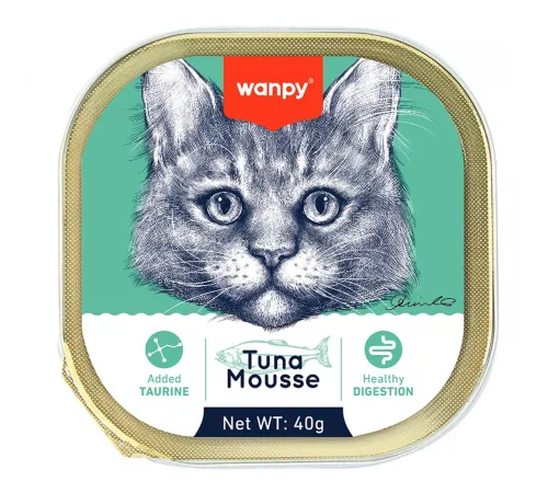 Wanpy Cat mousse with tuna 40 q