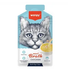 Wanpy adult cat meat broth with chicken 50 g (Toyuq əti)