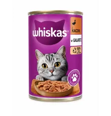 Whiskas adult cat can duck in jelly 400 g (Pişiklər üçün jeledə ördək əti ilə)