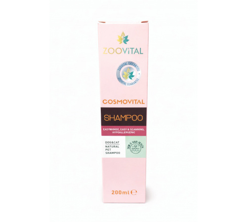 Zoovital cosmovital shampoo for cats and dogs 200 ml (Шампунь для кошек и собак)