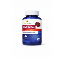 Zoovital livervital cat and dog powerful enzymes 60 tab. (qaraciyər)